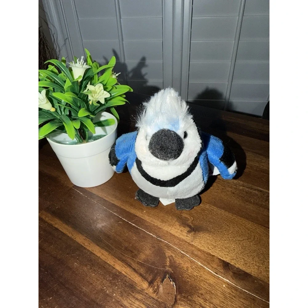 WEBKINZ Lil'Kinz Blue Jay Bird Plush Toy Ganz No Code HS504